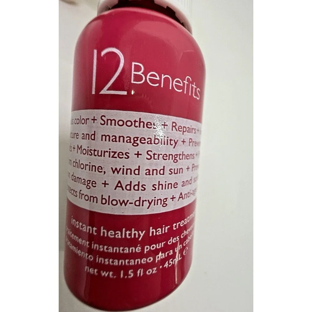 12 Benefits Leave In Conditioner Instant Hair Treatment 1.5oz 45mL Healthy Shine